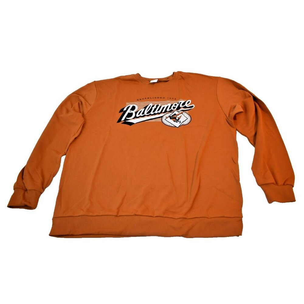 Baltimore Orioles SGA 9/22/2024 BDA Crewneck Long Sleeve Shirt Universal XL